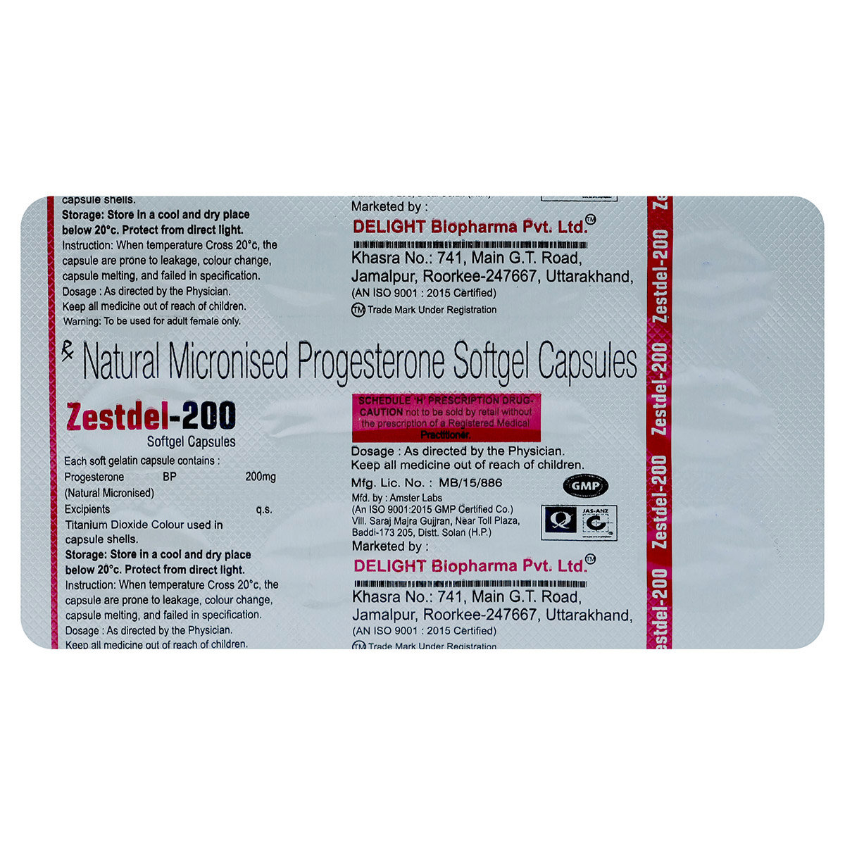 Zestdel-200 Softgel Capsule 10's, Pack of 10 SOFTGELS Zestdel-200 Softgel Capsule 10's, Pack of 10 SOFTGELS