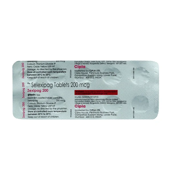 Zexipag 200 Tablet 10's
