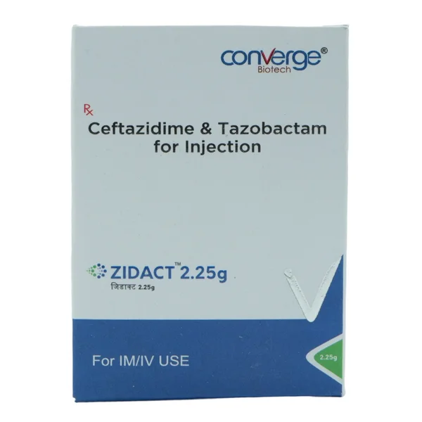 Zidact 2.25gm Injection 1's