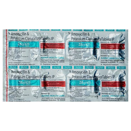 Zifcy 625 mg Tablet 10's