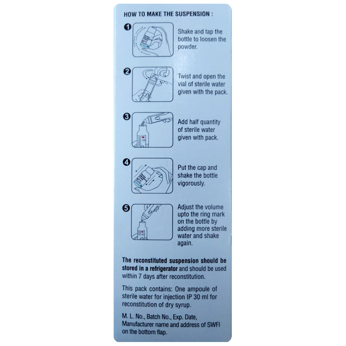 Zifi CV 100 Paed Dry Syrup 30 ml, Pack of 1 Dry Syrup Zifi CV 100 Paed Dry Syrup 30 ml, Pack of 1 Dry Syrup
