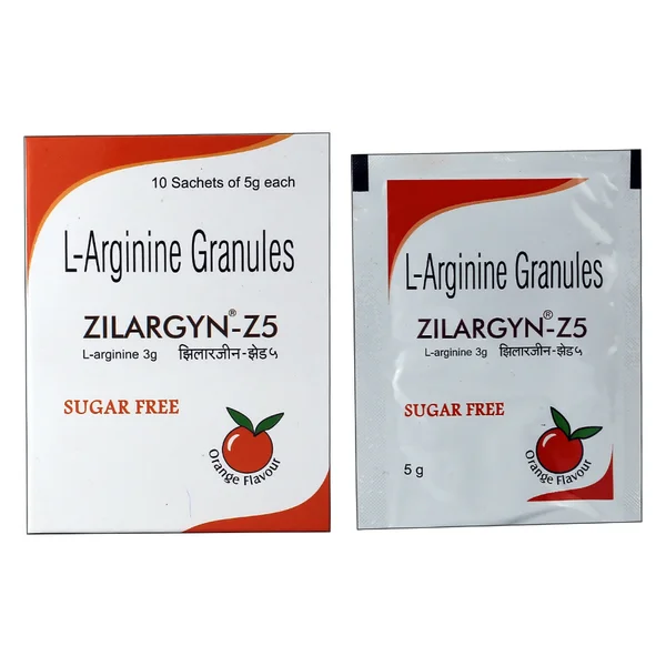 Zilargyn-Z5 3Gm S/F Orange Flav Sachet 5Gm, Pack of 1 Sachet