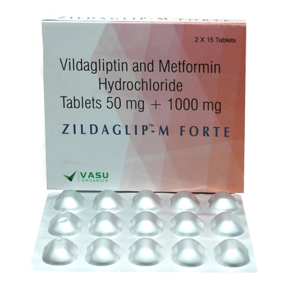 Zildaglip-M Forte Tablet 15's, Pack of 15 TABLETS