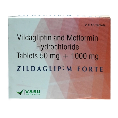 Zildaglip-M Forte Tablet 15's, Pack of 15 TABLETS