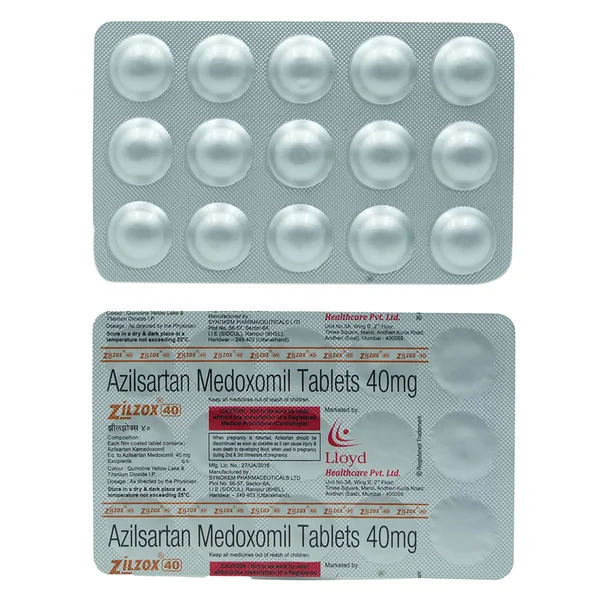 Zilzox 40 mg Tablet 15's, Pack of 15 TABLETS