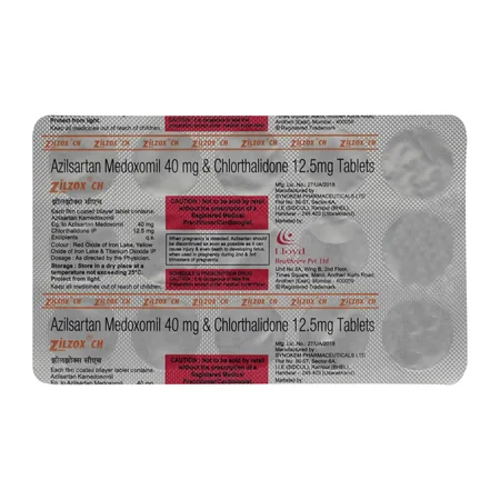 Zilzox CH 40 mg/12.5 mg Tablet 15's