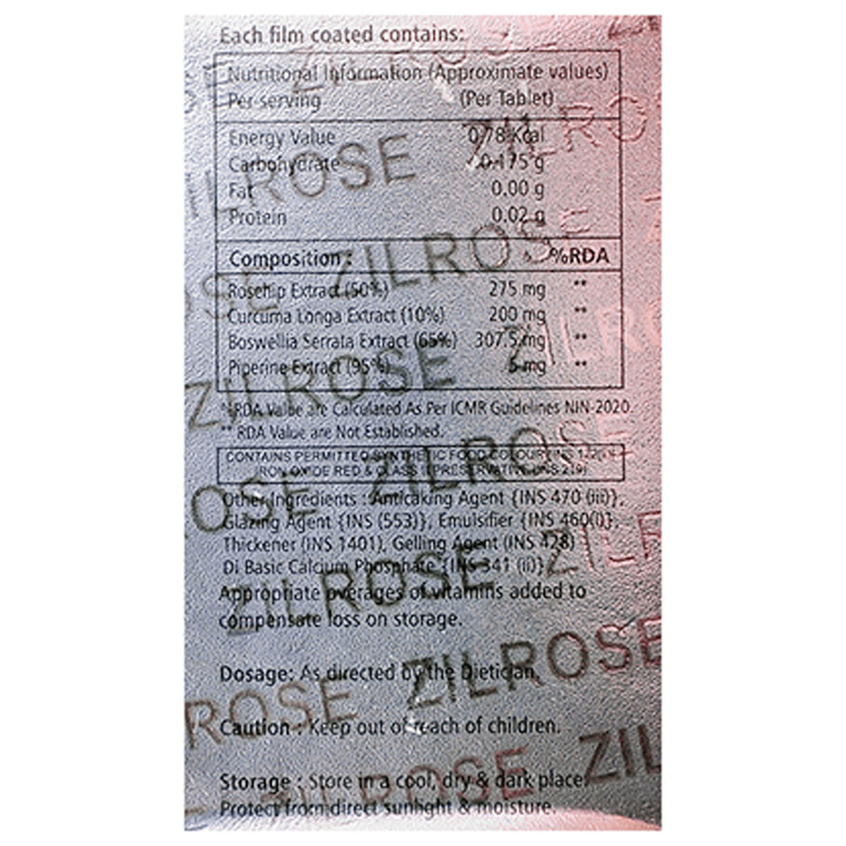 Zilrose Tablet 14's, Pack of 1 Zilrose Tablet 14's, Pack of 1