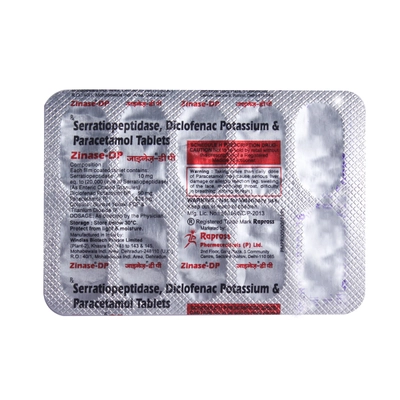 Zinase-DP Tablet 10's, Pack of 10 TABLETS