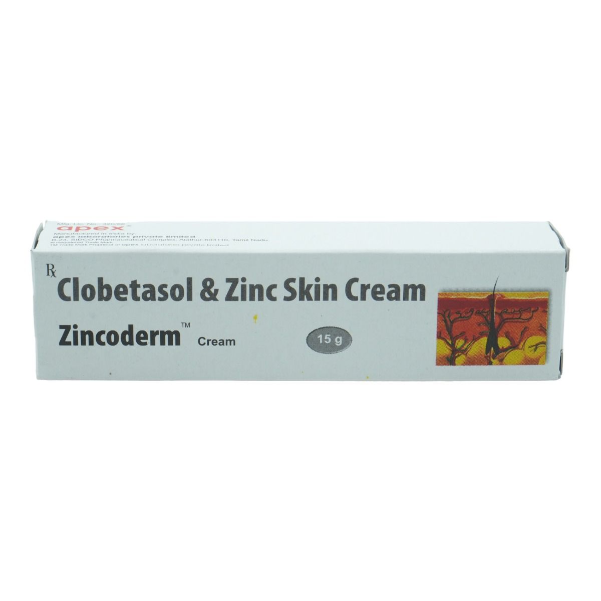 Zincoderm Cream 15 gm Price, Uses, Side Effects, Composition Apollo