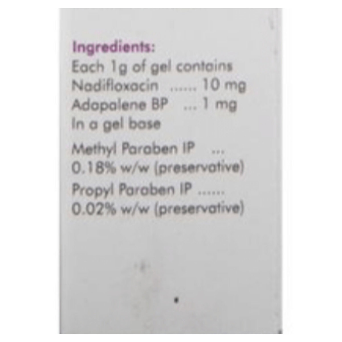 Zinderm AN Gel 15 gm, Pack of 1 GEL Zinderm AN Gel 15 gm, Pack of 1 GEL