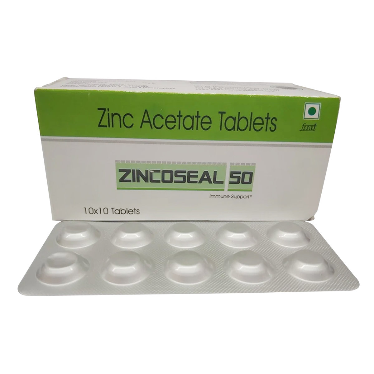 Zincoseal 50 Tablet 10's, Pack of 10 TABLETS Zincoseal 50 Tablet 10's, Pack of 10 TABLETS