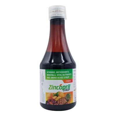 Zincopril Syrup 200 ml, Pack of 1