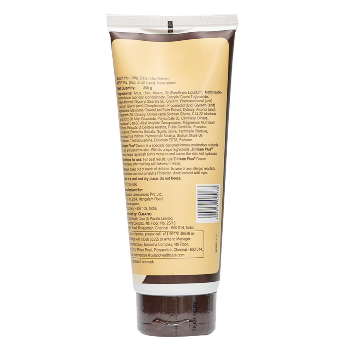 Zinikam Plus Cream 200 gm, Pack of 1 Zinikam Plus Cream 200 gm, Pack of 1