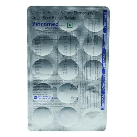 Zincomed Tablet 15's