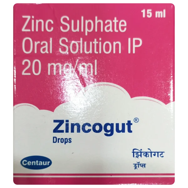 Zincogut 20 mg Oral Drops 15 ml