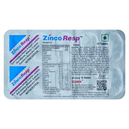 Zincoresp Tablet 10's
