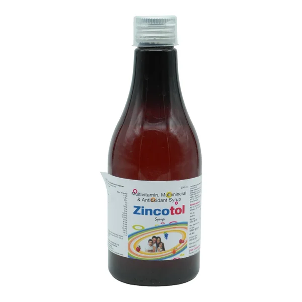 Zincotol Syrup 300 ml, Pack of 1