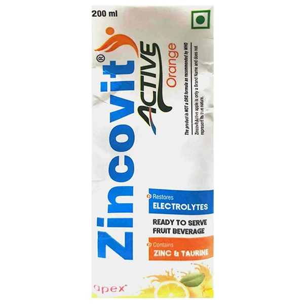 Zincovit Active Orange Liquid 200 ml