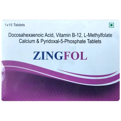 Zingfol Tablet 15's, Pack of 15 TabletS