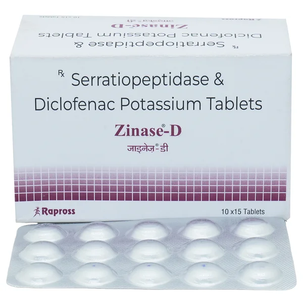 Zinase-D 50 mg/10 mg Tablet 15's