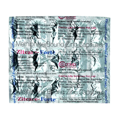 Zitcare-Forte Capsule 15's