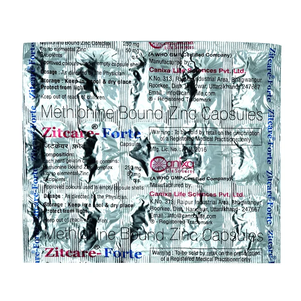 Zitcare-Forte Capsule 15's