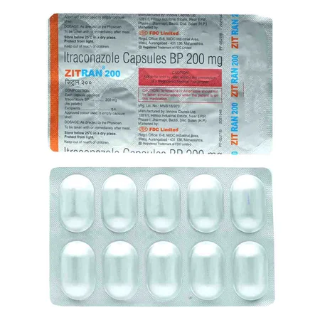Zitran 200 mg Capsule 10's