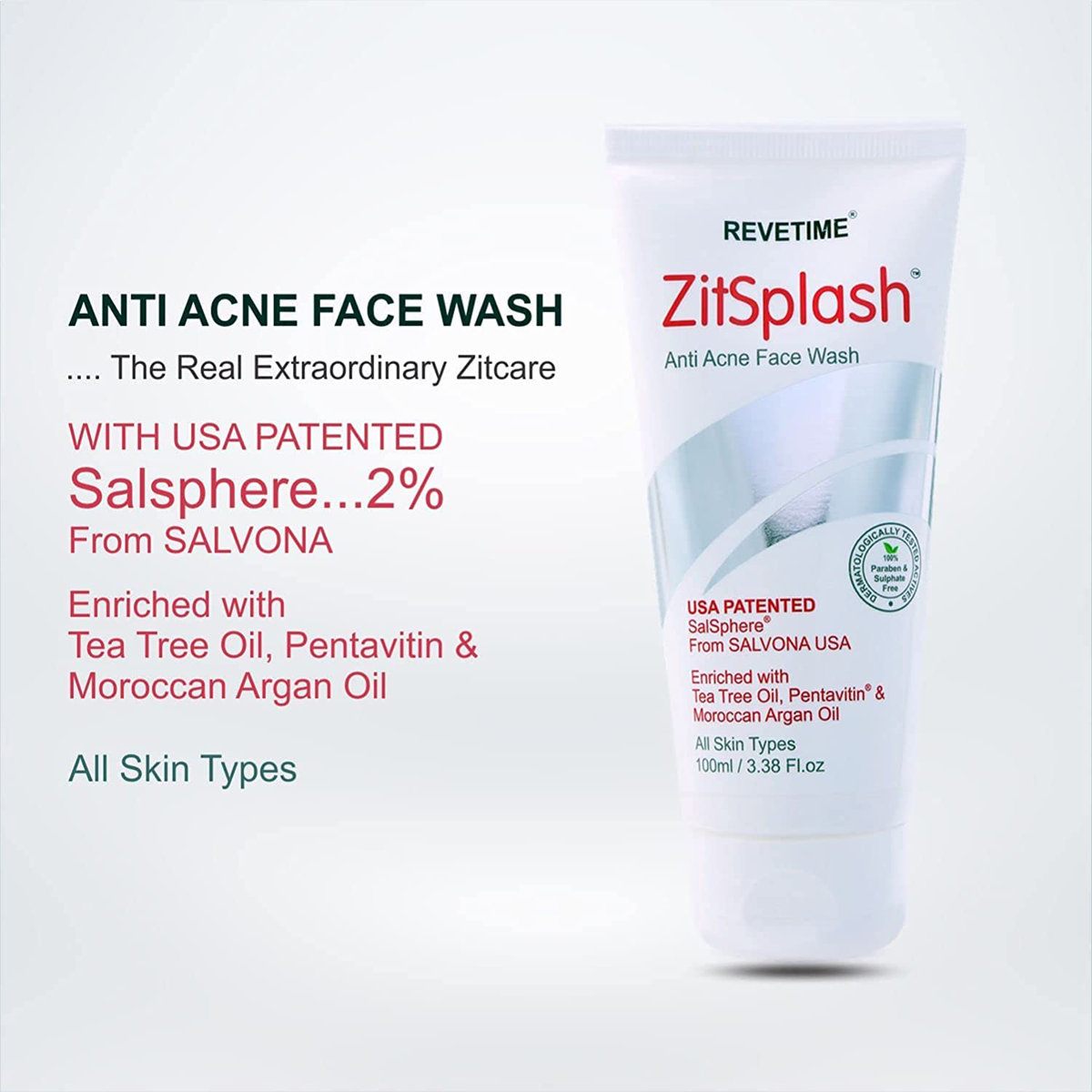 Zitsplash Anti Acne Face Wash 100 ml, Pack of 1 Zitsplash Anti Acne Face Wash 100 ml, Pack of 1