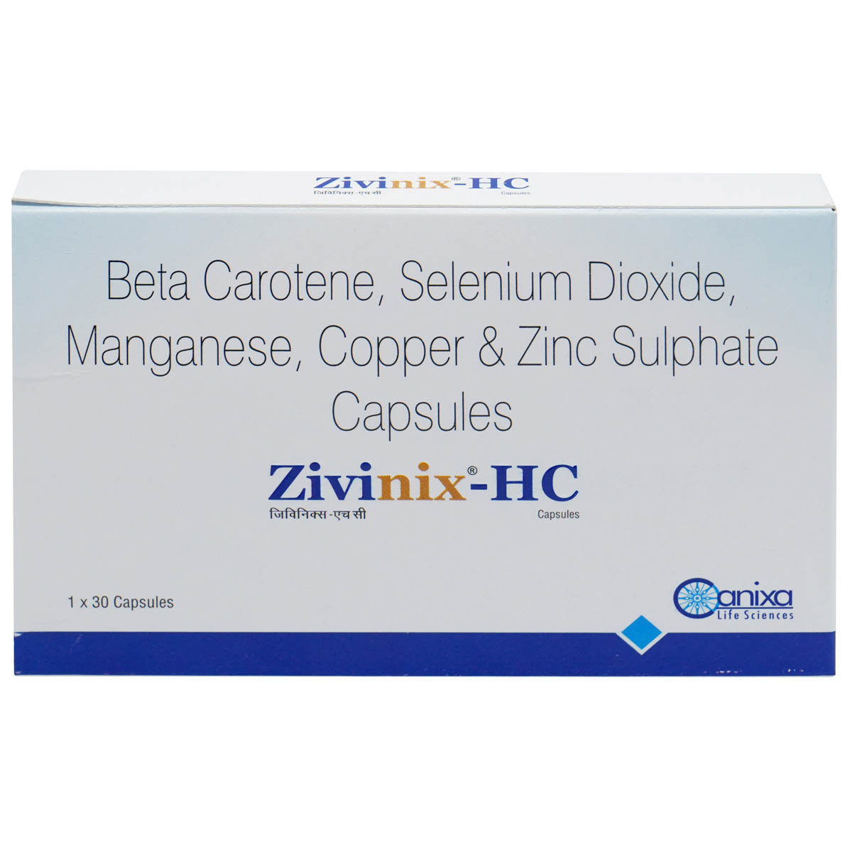 Zivinix-Hc Capsule 30'S, Pack of 30 CapsuleS Zivinix-Hc Capsule 30'S, Pack of 30 CapsuleS