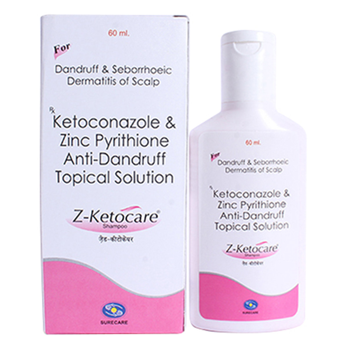 Z-Ketocare Shampoo 60 ml, Pack of 1 Shampoo Z-Ketocare Shampoo 60 ml, Pack of 1 Shampoo