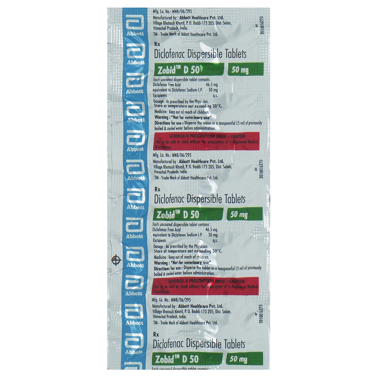 Zobid D 50 Tablet 10's, Pack of 10 TabletS Zobid D 50 Tablet 10's, Pack of 10 TabletS