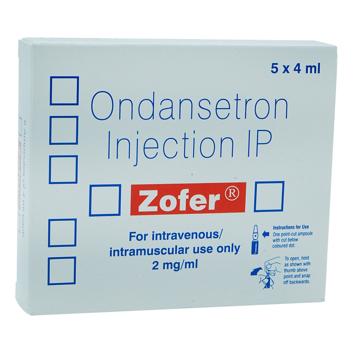 Zofer Injection 4 ml, Pack of 1 Injection Zofer Injection 4 ml, Pack of 1 Injection