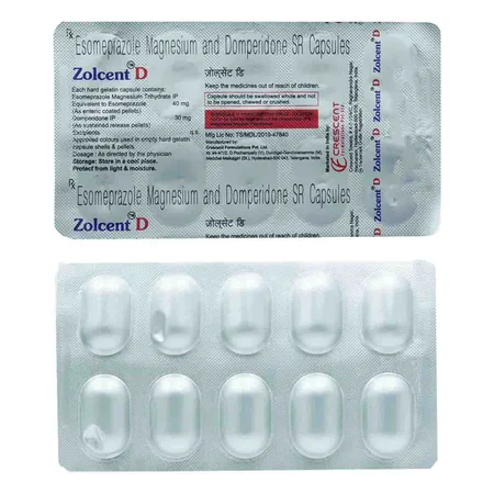 Zolcent D 40/30 Capsule 10's