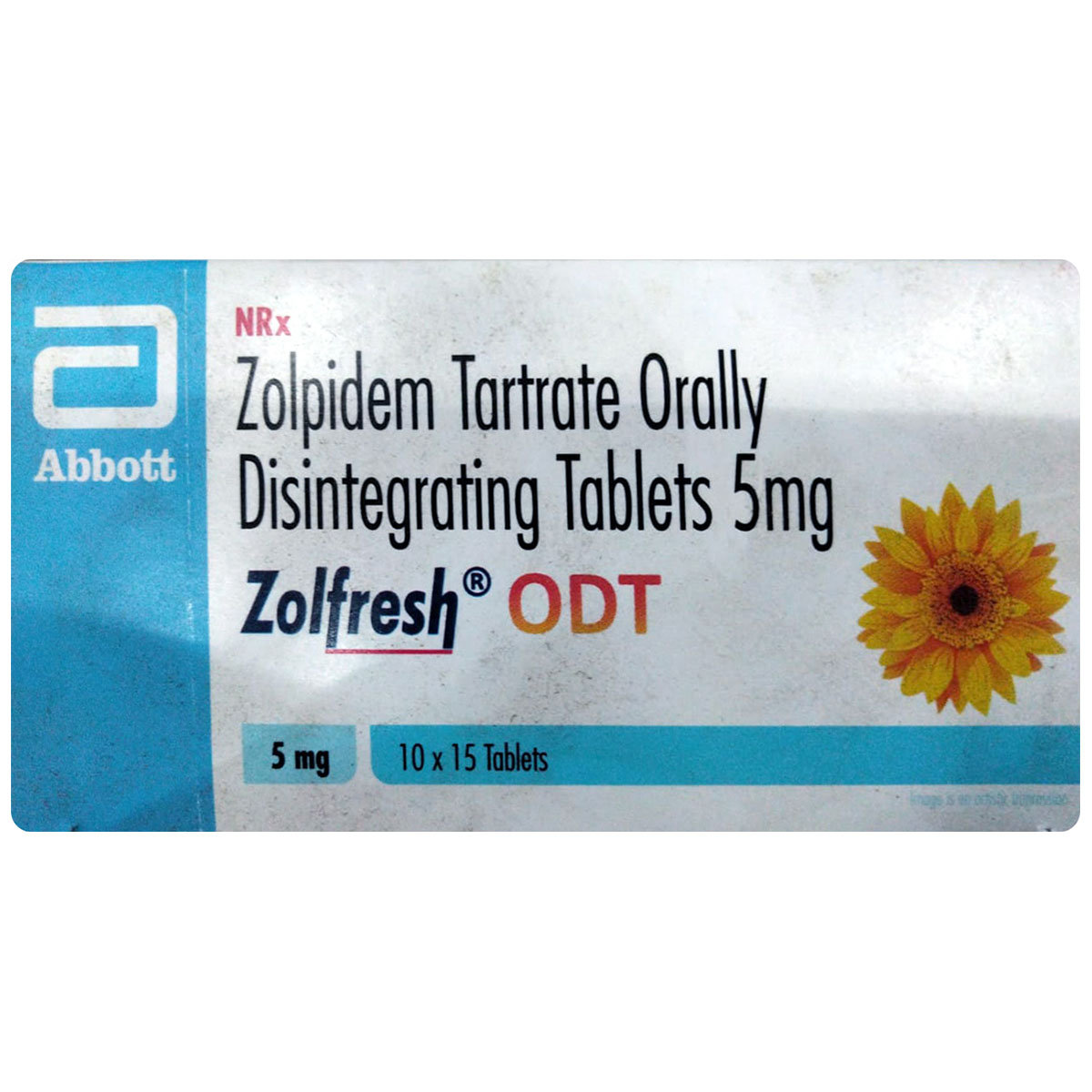 Zolfresh ODT 5 mg Tablet 15's, Pack of 15 TabletS Zolfresh ODT 5 mg Tablet 15's, Pack of 15 TabletS