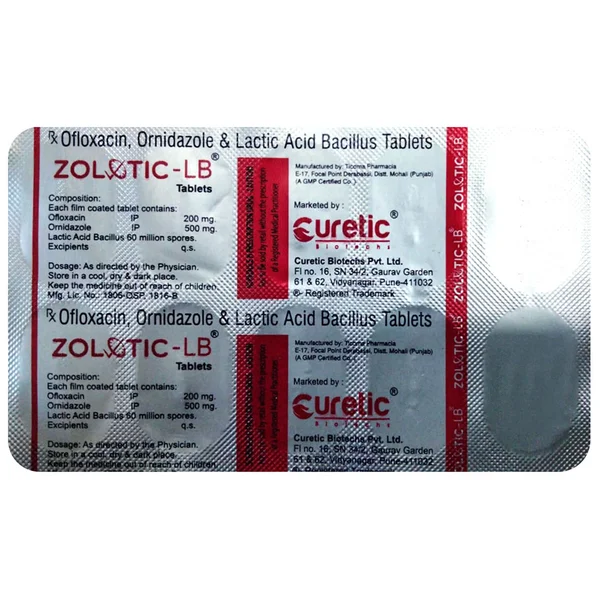 Zolotic-LB Tablet 10's