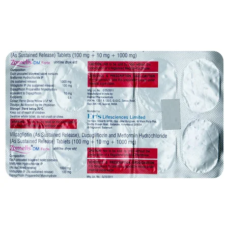 Zomelis-DM Forte Tablet 10's