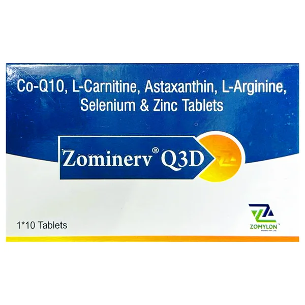 Zominerv Q3D Tablet 10's, Pack of 10