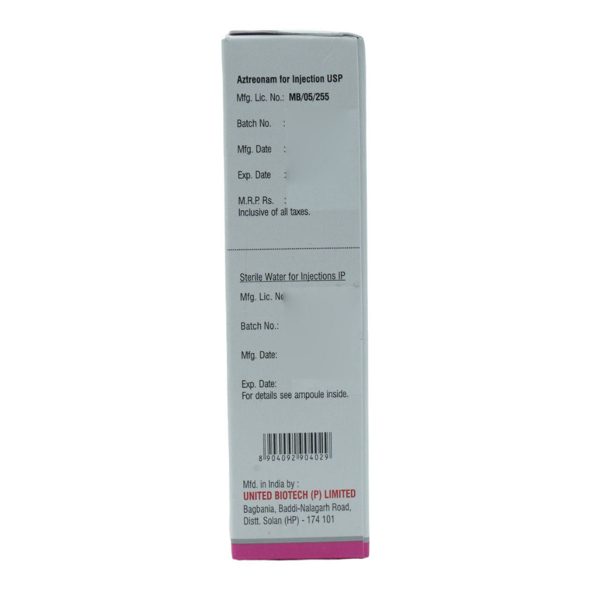 ZONAM 500MG INJECTION, Pack of 1 INJECTION ZONAM 500MG INJECTION, Pack of 1 INJECTION