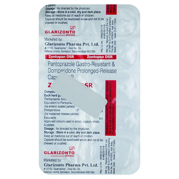 Zontopan-DSR Capsule 10's