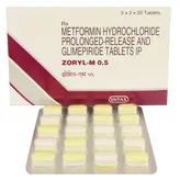 Zoryl M 0.5 Tablet 20's, Pack of 20 TABLET PRS