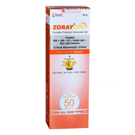 Zoray CPS Spf 50 Pa+++ Sunscreen Gel 50 gm