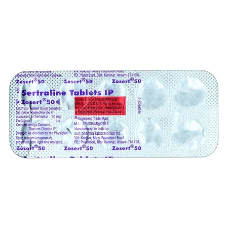 Zosert 50 Tablet 10's
