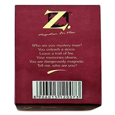 Z Magnetism Deodorant Soap 75 gm | For Men, Pack of 1