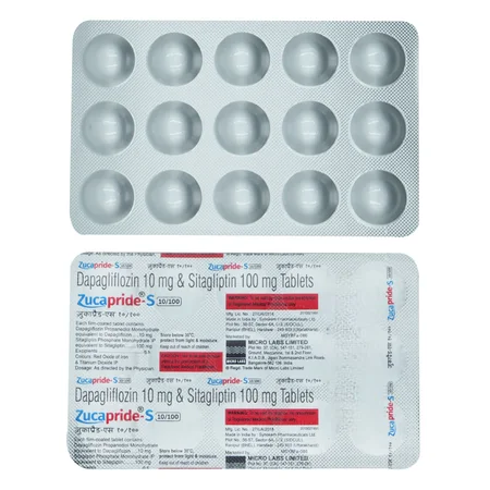Zucapride-S 10 mg/100 mg Tablet 15's