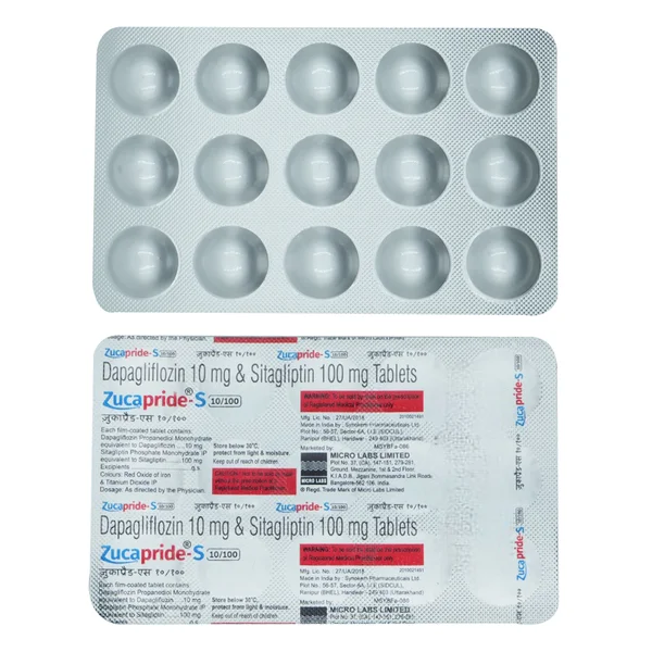 Zucapride-S 10 mg/100 mg Tablet 15's