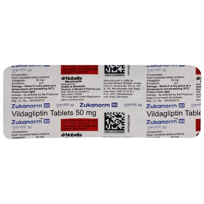 Zukanorm 50 Tablet 10's, Pack of 10 TABLETS