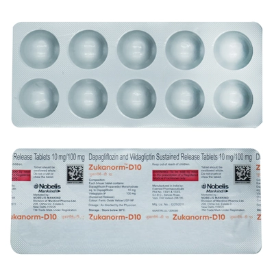 Zukanorm-D10 Tablet 10's, Pack of 10 TabletS