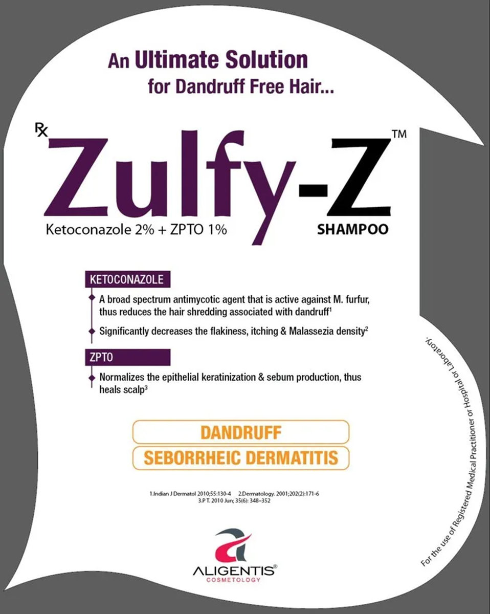 Zulfy-Z Shampoo 60 ml, Pack of 1 SHAMPOO Zulfy-Z Shampoo 60 ml, Pack of 1 SHAMPOO