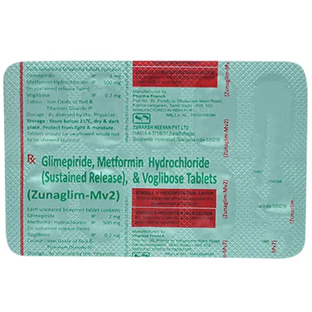 Zunaglim-MV2 Tablet 10's