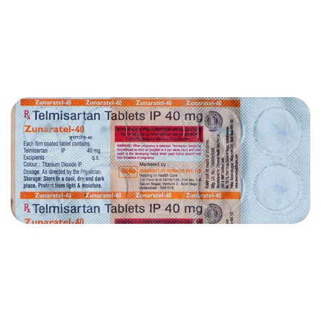 Zunaratel-40 Tablet 10's